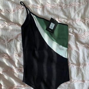 Fashion Nova One- Shoulder Body Suit. NWT.